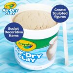 Crayola Air Dry Clay (5lbs), Natural White Modeling Clay for Kids - Image 2