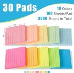 30 Pads Lined Sticky Notes, Sticky Note Pads 3x3 inches - Image 3