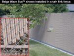 FenceSource Wave Slat (9 Colors) Single Wall Bottom Locking Privacy - Image 3